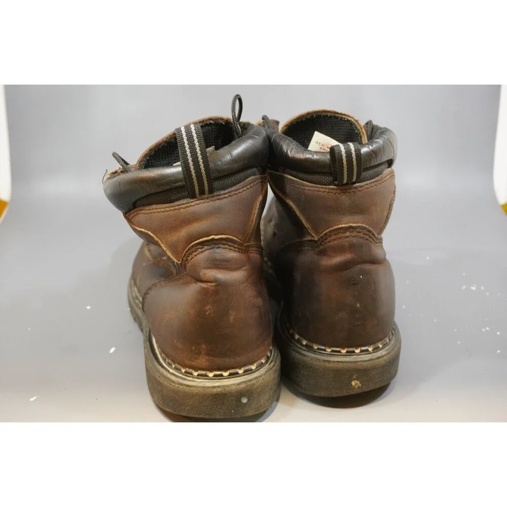 Red Wing 4406 DynaForce Steel Toe Waterproof Work Boots Men's Size 8.5 D Brown